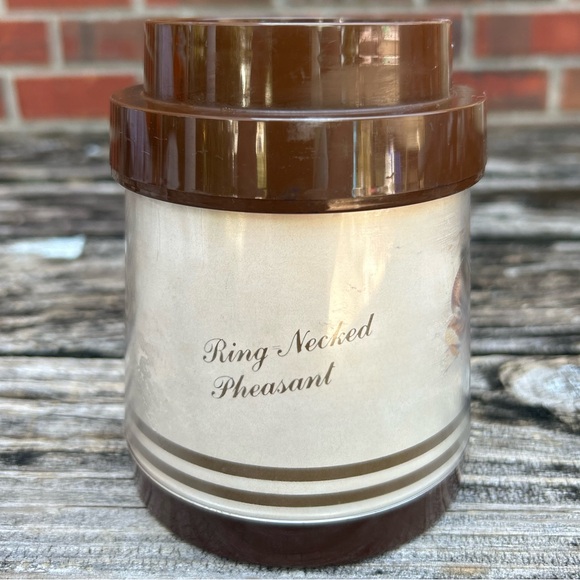 1982 THERMO-SERV TRAVEL Ring Necked Pheasants SPILLPROOF INSULATED MUG CUP Note: - Picture 3 of 8